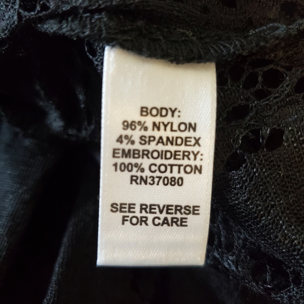Est. 1946 Black Lace Top - Picture 5 of 6